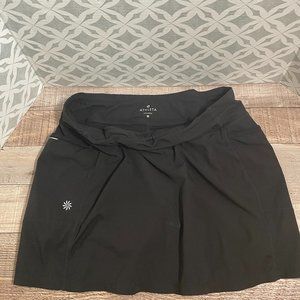 Athleta Dobby Be Free Skort Skirt with Shorts - Black